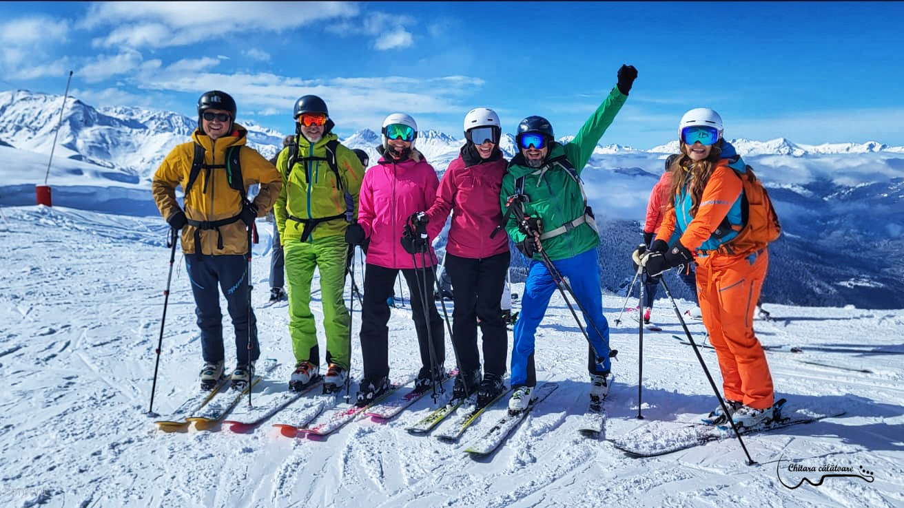 Pe pârtiile franceze din Les Arcs – la ski în Paradisul Alb